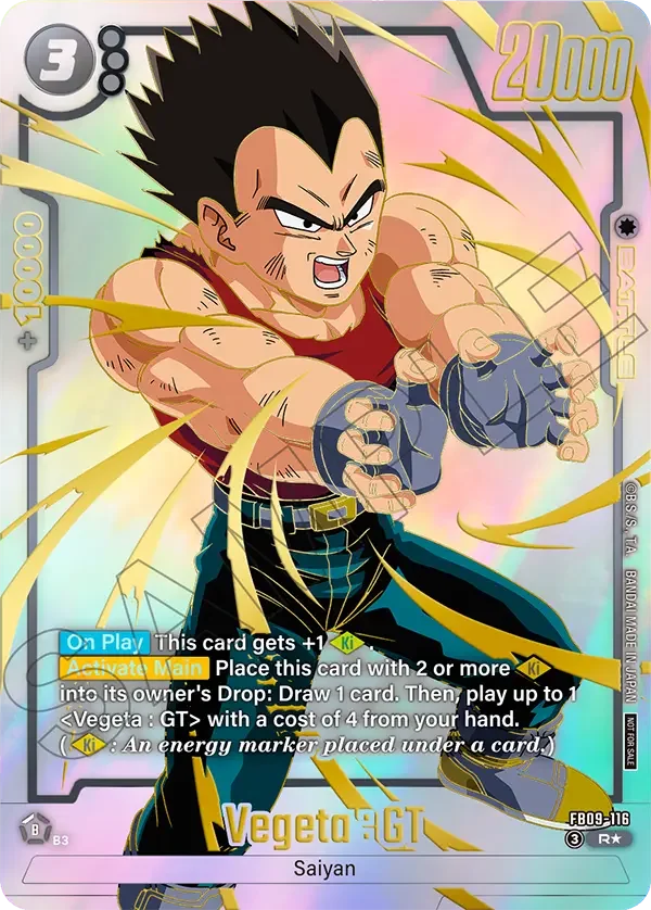 Vegeta : GT, Tournament and Championship Promos FB09-116