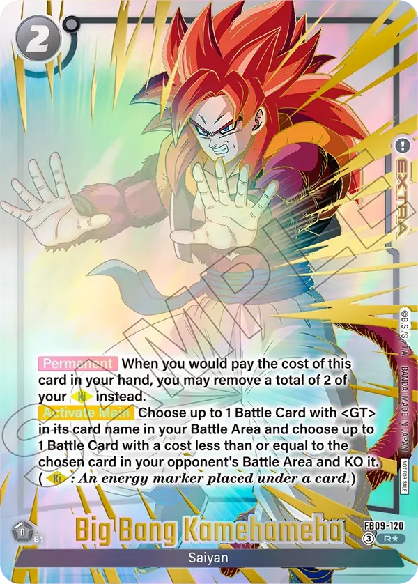 Big Bang Kamehameha, Tournament and Championship Promos FB09-120