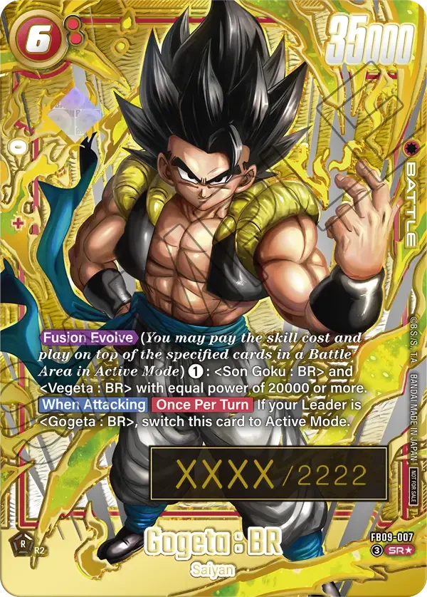 Gogeta : BR, Tournament and Championship Promos FB09-007