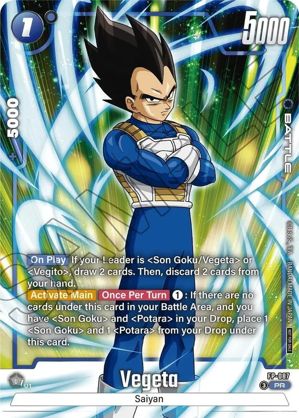 Vegeta, Tournament and Championship Promos FP-087