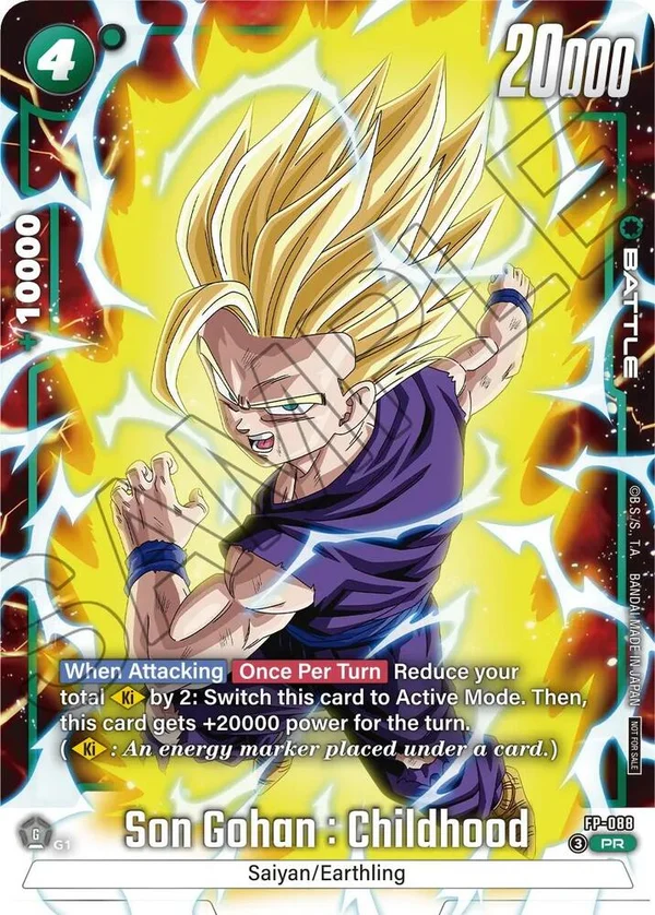 Son Gohan : Childhood, Tournament and Championship Promos FP-088