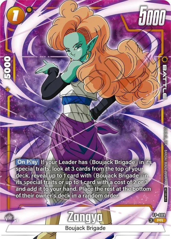 Zangya, Tournament and Championship Promos FP-089