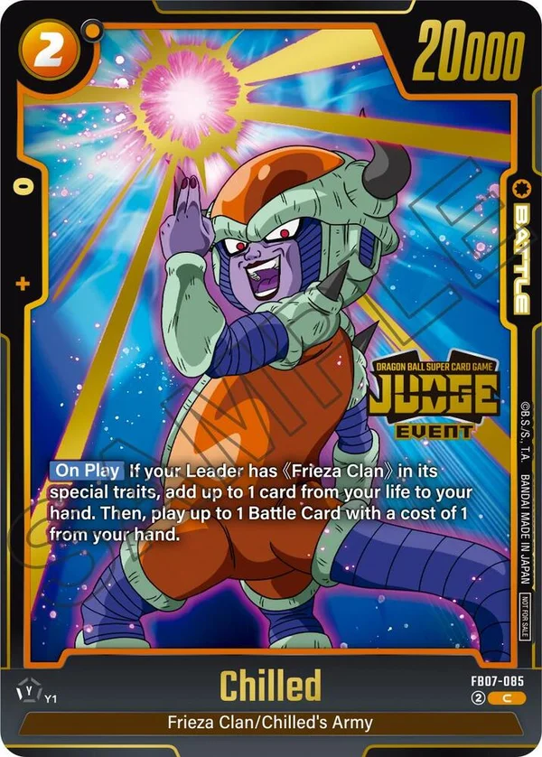 Chilled, Tournament and Championship Promos FB07-085
