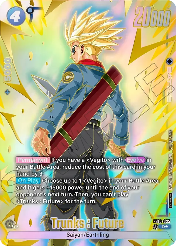 Trunks : Future, Tournament and Championship Promos FB10-035