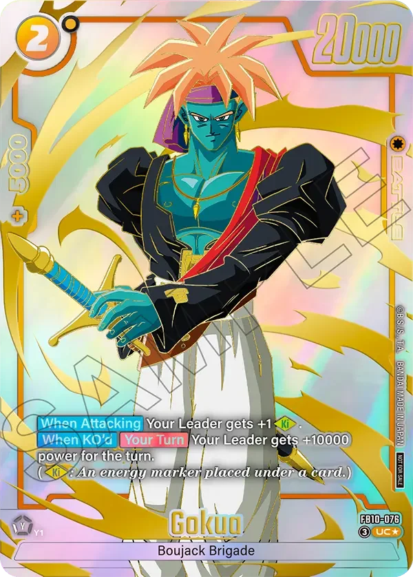 Gokua, Tournament and Championship Promos FB10-076