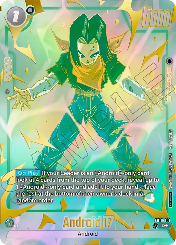 Android 17, Tournament and Championship Promos FB10-101