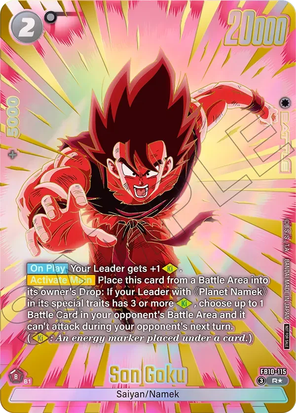 Son Goku, Tournament and Championship Promos FB10-115