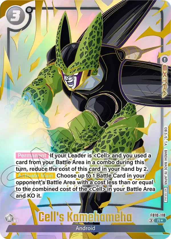 Cell's Kamehameha, Tournament and Championship Promos FB10-118