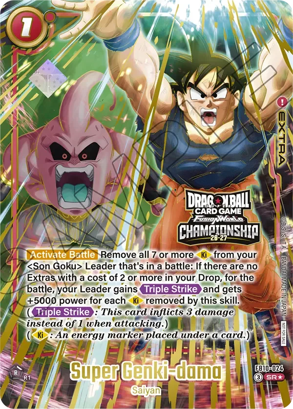 Super Genki-dama, Tournament and Championship Promos FB10-024
