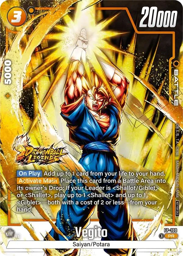 Vegito, Tournament and Championship Promos FP-100