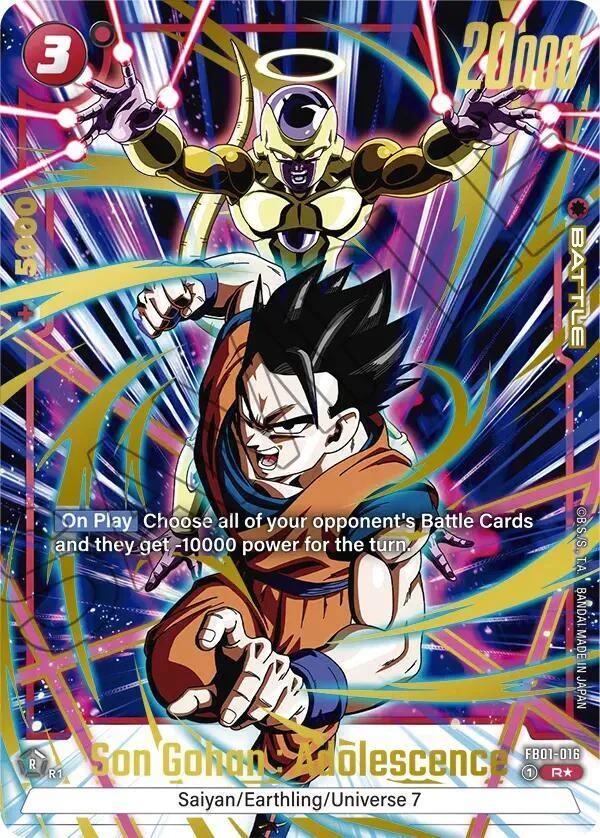 Son Gohan : Adolescence, Awakened Pulse Alternate Art Reprints FB01-016