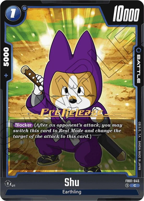 Shu, Awakened Pulse Pre-Release Cards FB01-045