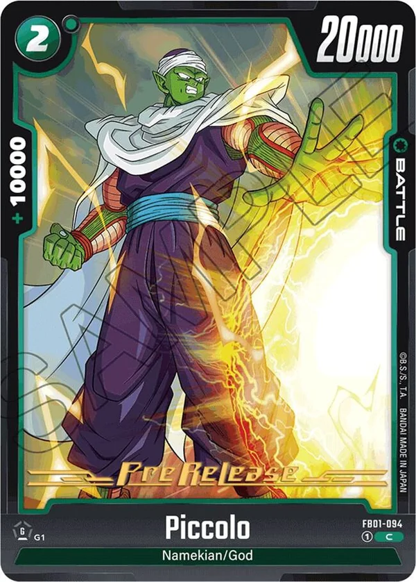 Piccolo, Awakened Pulse Pre-Release Cards FB01-094