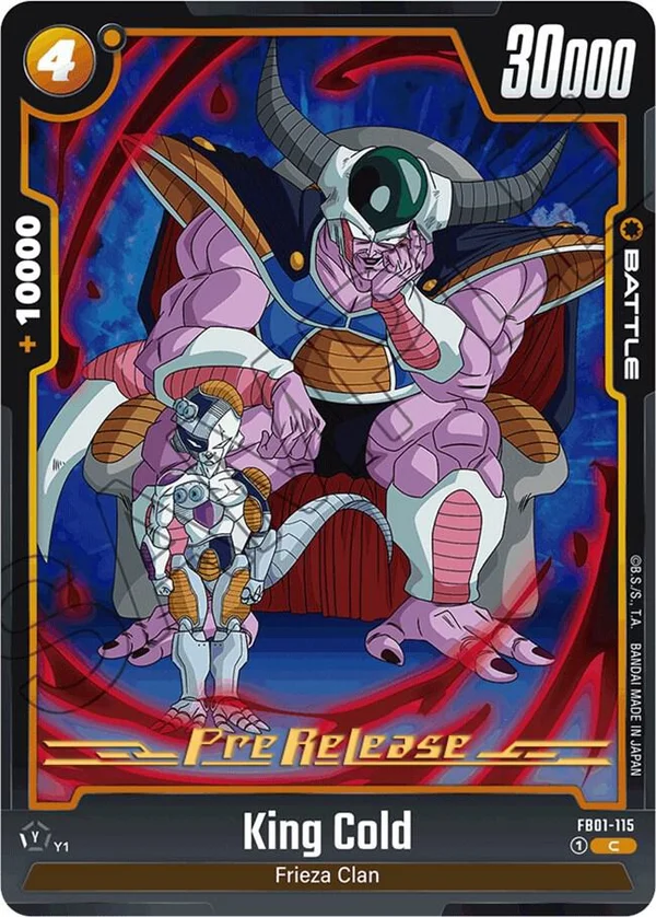 King Cold, Awakened Pulse Pre-Release Cards FB01-115