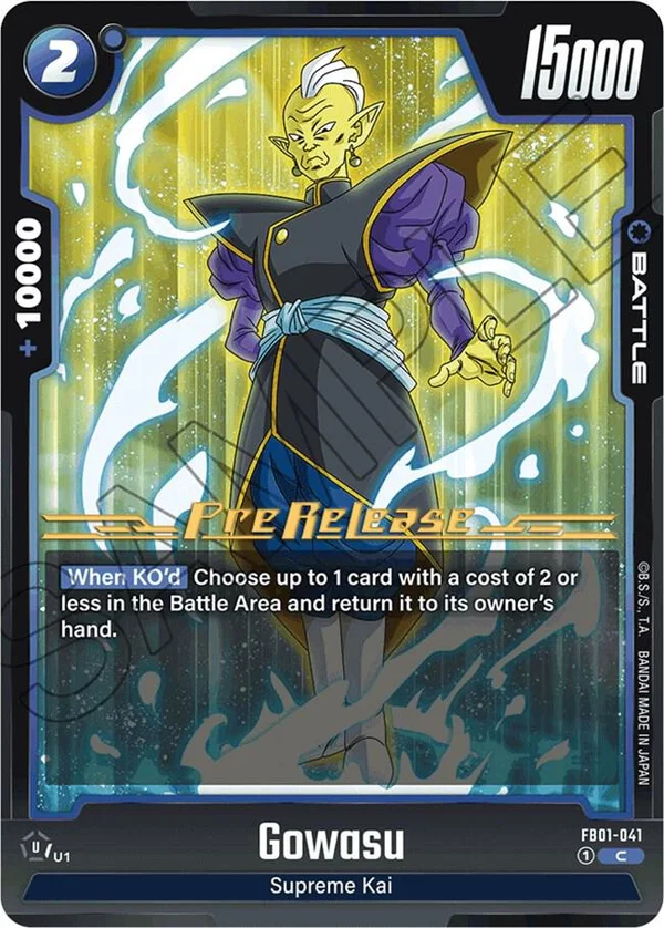 Gowasu, Awakened Pulse Pre-Release Cards FB01-041