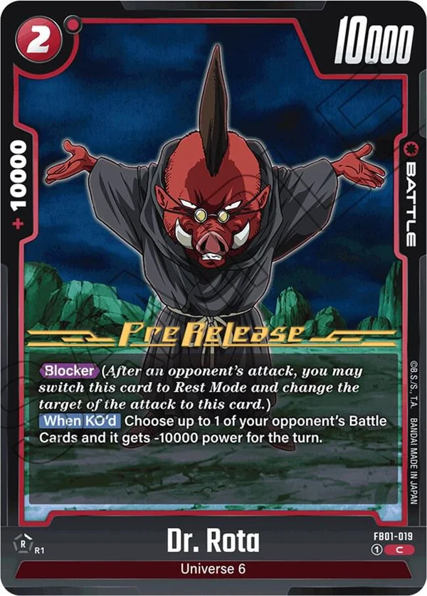 Dr. Rota, Awakened Pulse Pre-Release Cards FB01-019