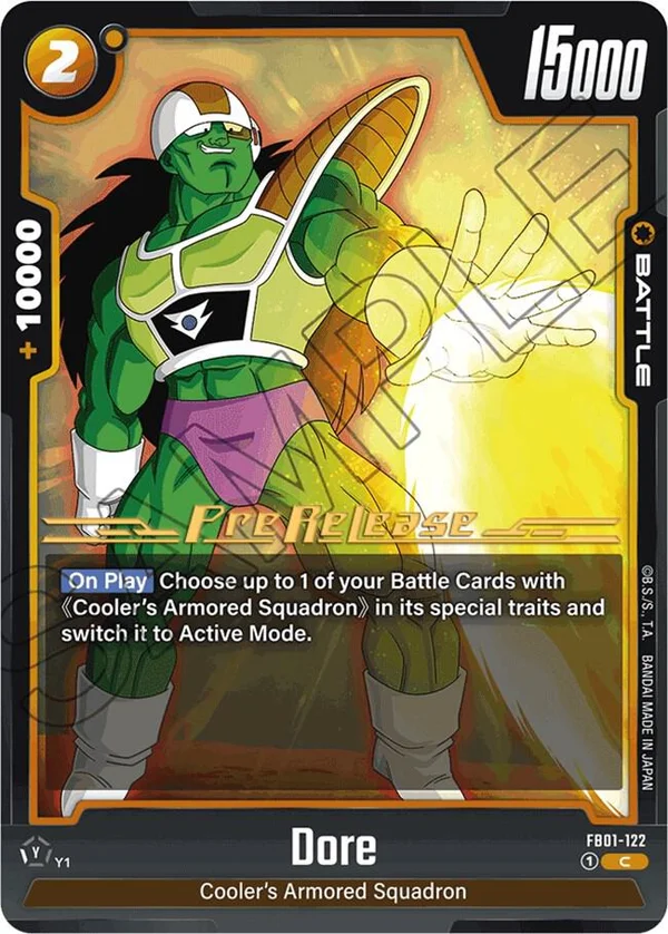 Dore, Awakened Pulse Pre-Release Cards FB01-122