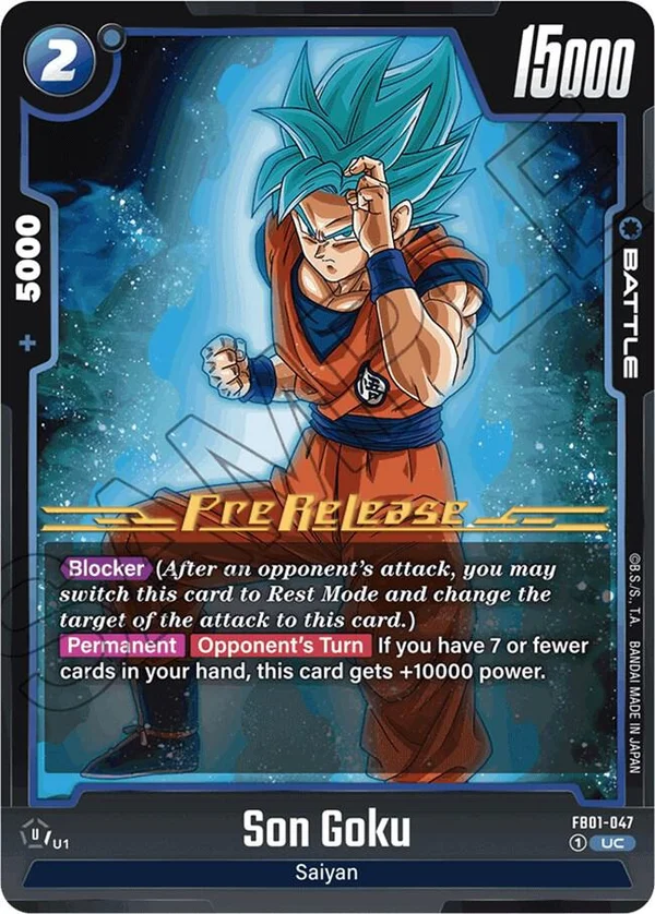 Son Goku, Awakened Pulse Pre-Release Cards FB01-047