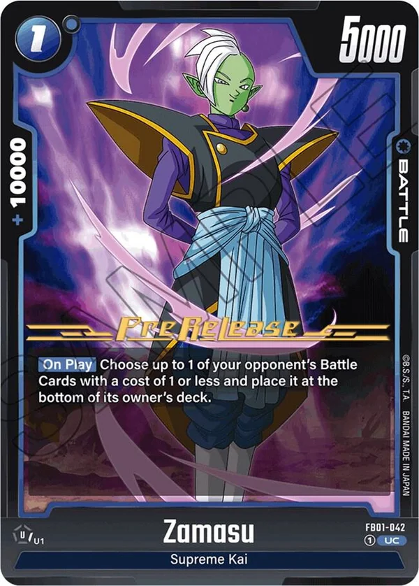 Zamasu, Awakened Pulse Pre-Release Cards FB01-042