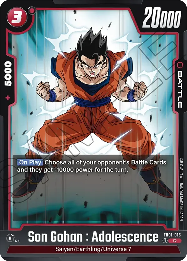 Son Gohan : Adolescence, Awakened Pulse FB01-016