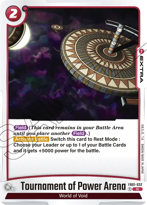 Tournament of Power Arena, Awakened Pulse FB01-032