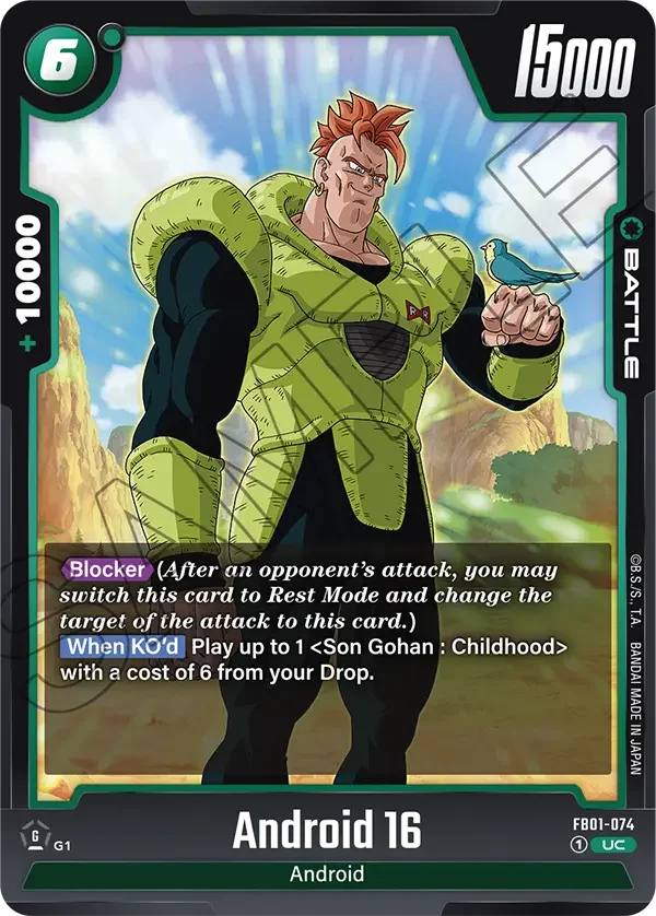 Android 16, Awakened Pulse FB01-074