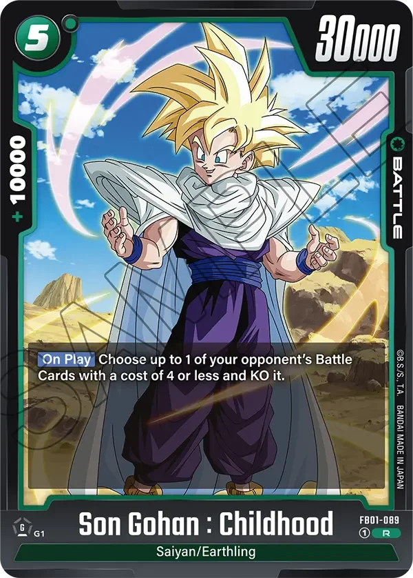 Son Gohan : Childhood, Awakened Pulse FB01-089