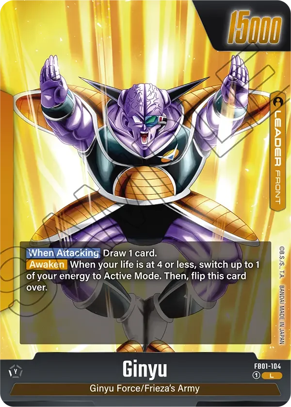Ginyu, Awakened Pulse FB01-104