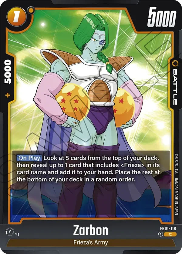 Zarbon, Awakened Pulse FB01-116