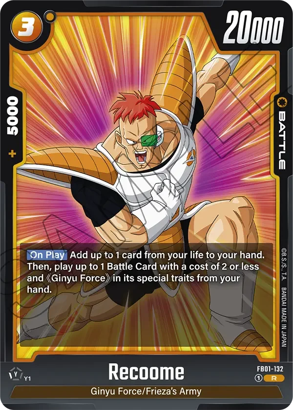 Recoome, Awakened Pulse FB01-132