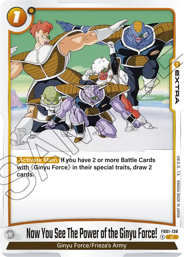 Now You See The Power of the Ginyu Force!, Awakened Pulse FB01-138