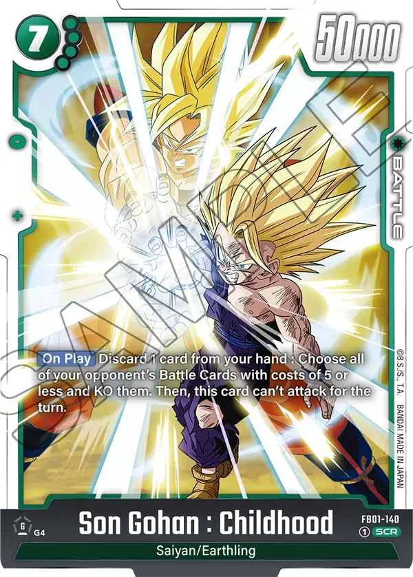 Son Gohan : Childhood, Awakened Pulse FB01-140
