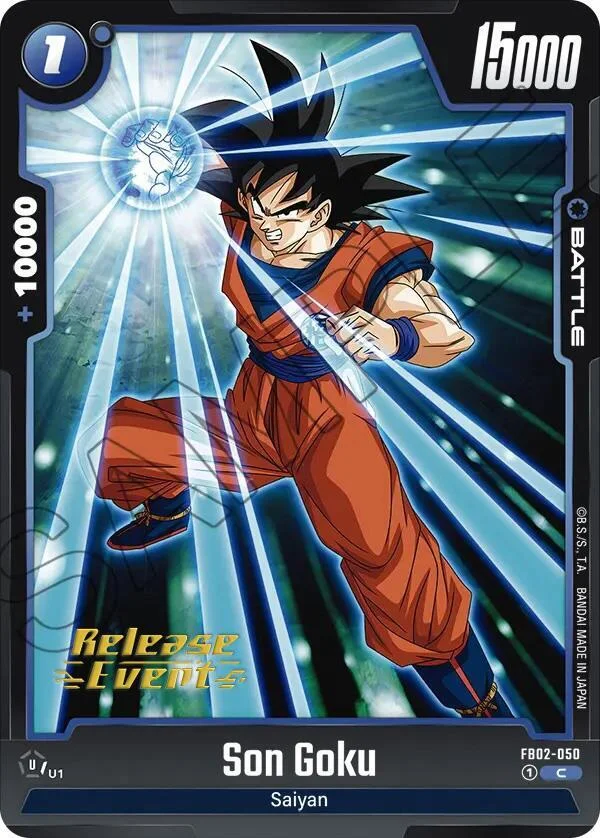 Son Goku, Blazing Aura Release Event Cards FB02-050