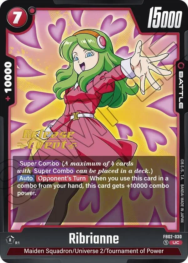 Ribrianne, Blazing Aura Release Event Cards FB02-030