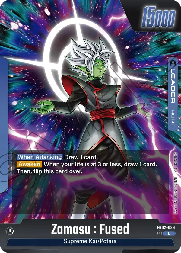 Zamasu : Fused, Blazing Aura FB02-036