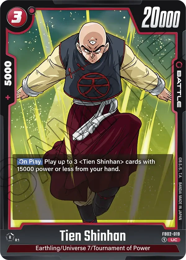 Tien Shinhan, Blazing Aura FB02-019