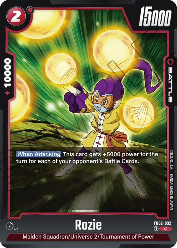 Rozie, Blazing Aura FB02-032