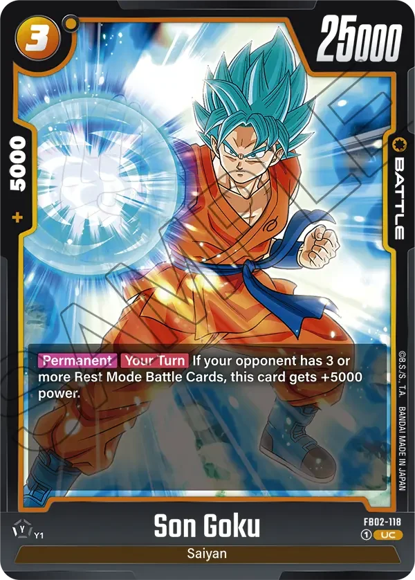 Son Goku, Blazing Aura FB02-118