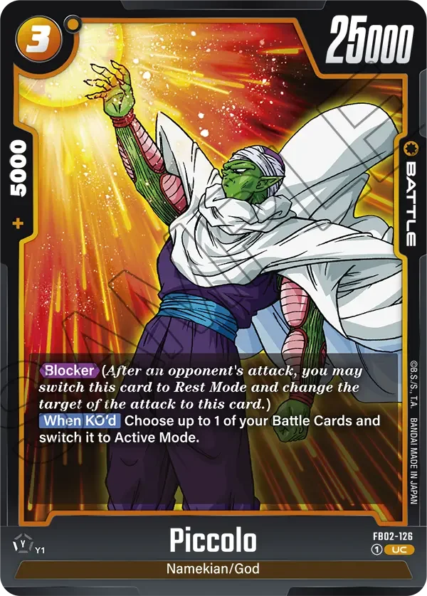 Piccolo, Blazing Aura FB02-126