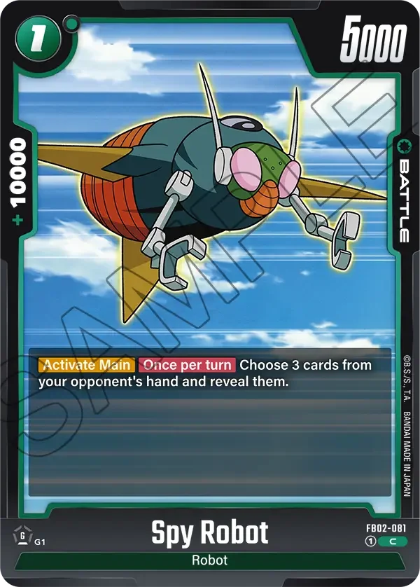 Spy Robot, Blazing Aura FB02-081