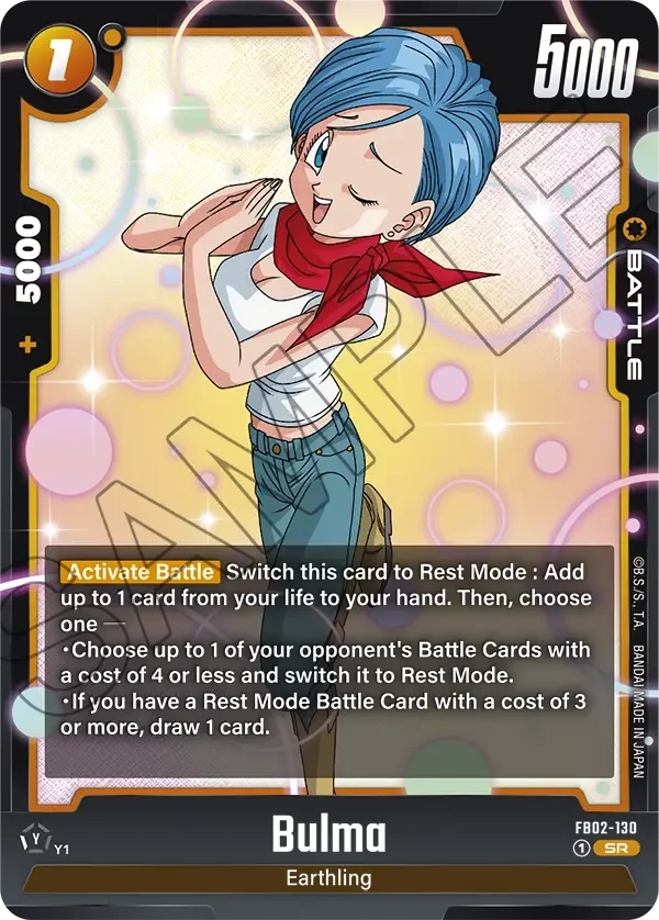 Bulma, Blazing Aura FB02-130