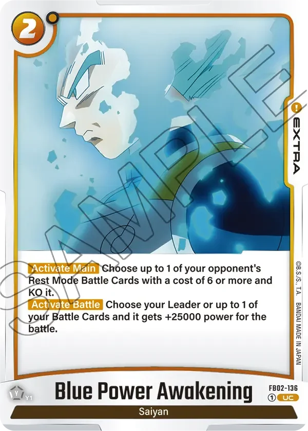 Blue Power Awakening, Blazing Aura FB02-136