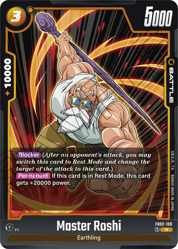 Master Roshi, Blazing Aura FB02-109