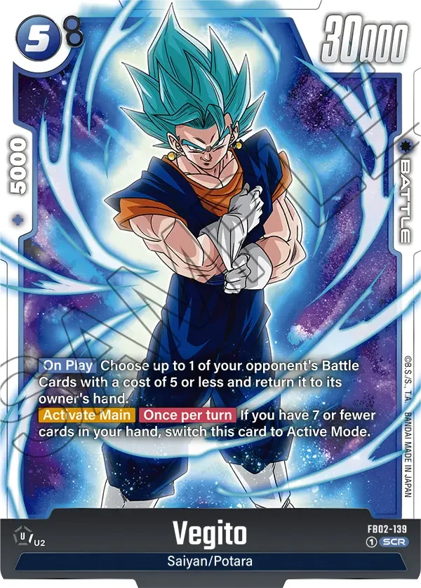 Vegito, Blazing Aura FB02-139