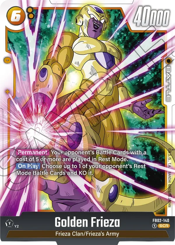 Golden Frieza, Blazing Aura FB02-140