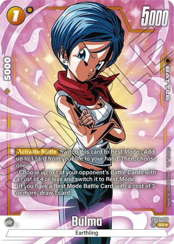 Bulma, Blazing Aura FB02-130