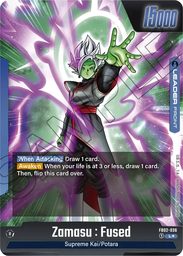 Zamasu : Fused, Blazing Aura FB02-036