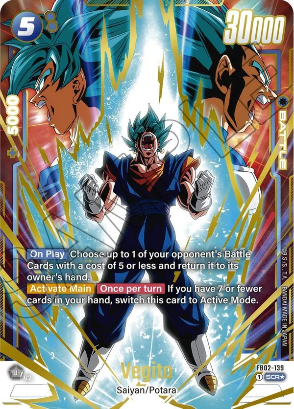 Vegito, Blazing Aura FB02-139
