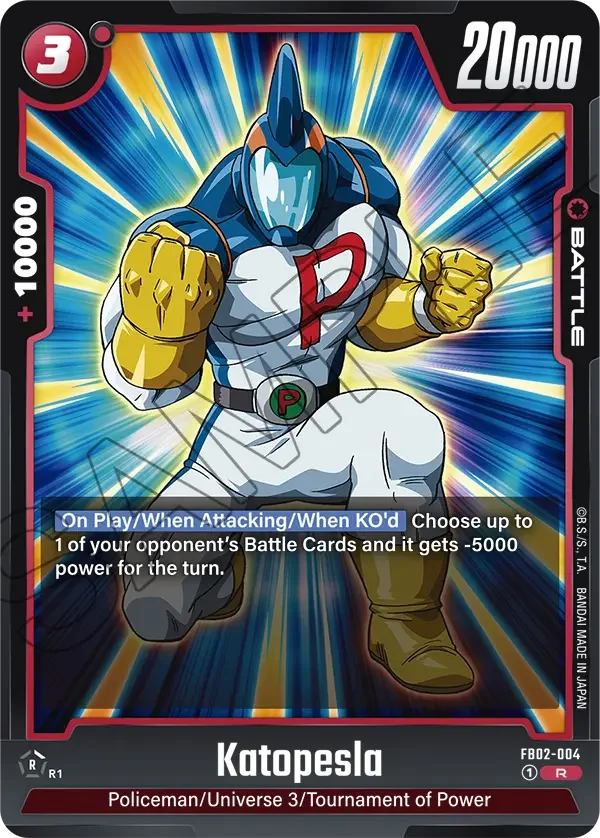Katopesla, Blazing Aura FB02-004