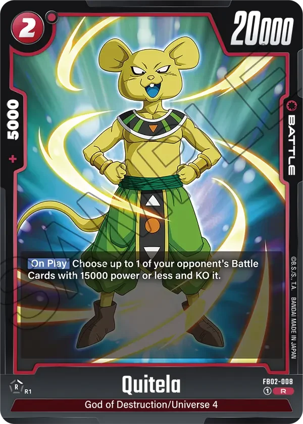 Quitela, Blazing Aura FB02-008
